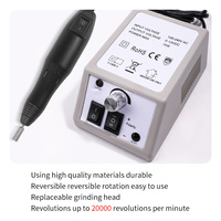 Wiertarka do paznokci elektryczna maszyna do Manicure 20000RPM pilnik do paznokci z frezy do wierteł urządzenie do Pedicure Nail Tools 2